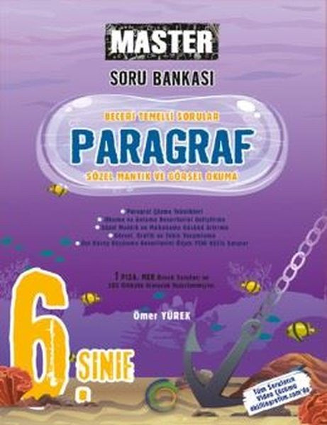6. Sınıf Master Paragraf Soru Bankası - Kolektif kitap kapağı