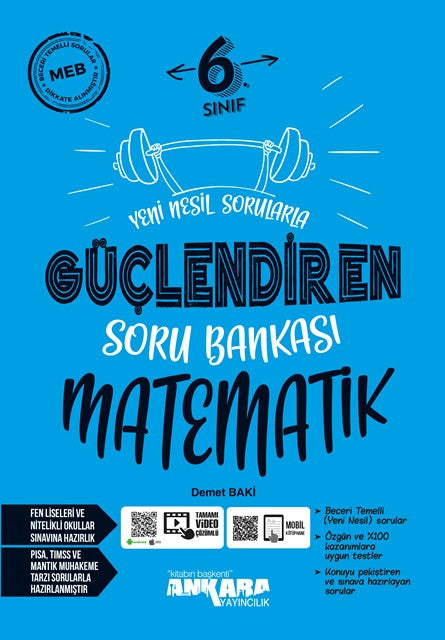 6. Sınıf Matematik Güçlendiren Soru Bankası - Kolektif kitap kapağı