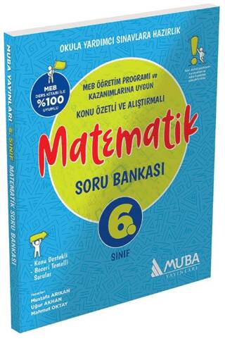 6. Sınıf Matematik Soru Bankası - Mustafa Arıkan kitap kapağı
