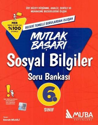 6. Sınıf Mutlak Başarı Sosyal Bilgiler Soru Bankası - Emrah Bilgili kitap kapağı