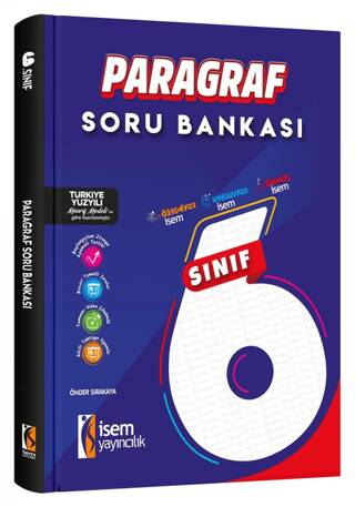6. Sınıf Paragraf Soru Bankası - Önder Sırakaya kitap kapağı