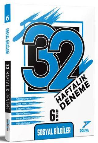 6. Sınıf Sosyal Bilgiler 32 Haftalık Deneme - Kolektif kitap kapağı