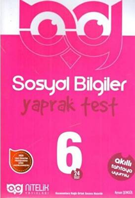 6. Sınıf Sosyal Bilgiler Yaprak Testleri - Aysun Şengül kitap kapağı
