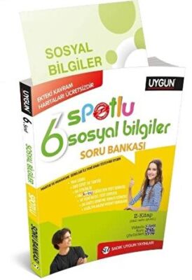 6.Sınıf Sosyal Bilgiler Spotlu Soru Bankası + Kavram Haritaları - Kolektif kitap kapağı