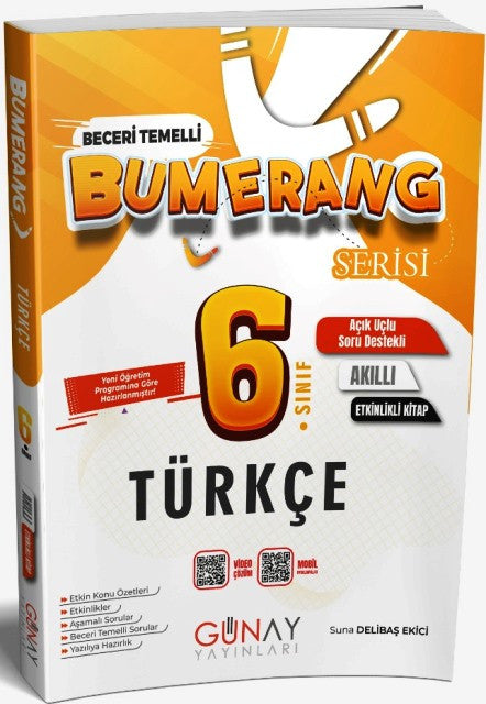 6. Sınıf Türkçe Bumerang Etkinlikli Soru Bankası 2026 kitap kapağı