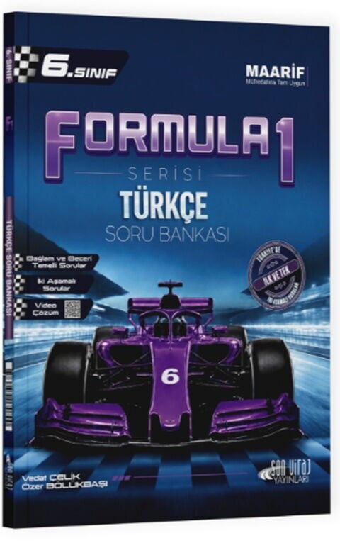 6. Sınıf Türkçe Formula 1 Soru Bankası Son Viraj Yayınları kitap kapağı