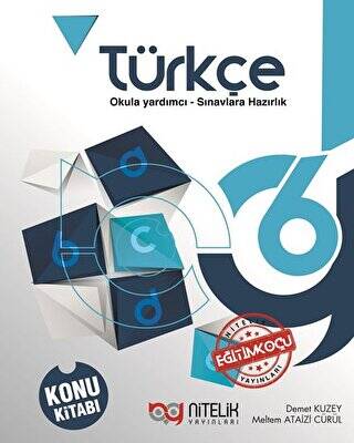 6. Sınıf Türkçe Konu Kitabı - Demet Kuzey kitap kapağı