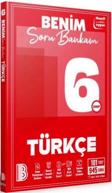 6. Sınıf Türkçe Soru Bankam kitap kapağı
