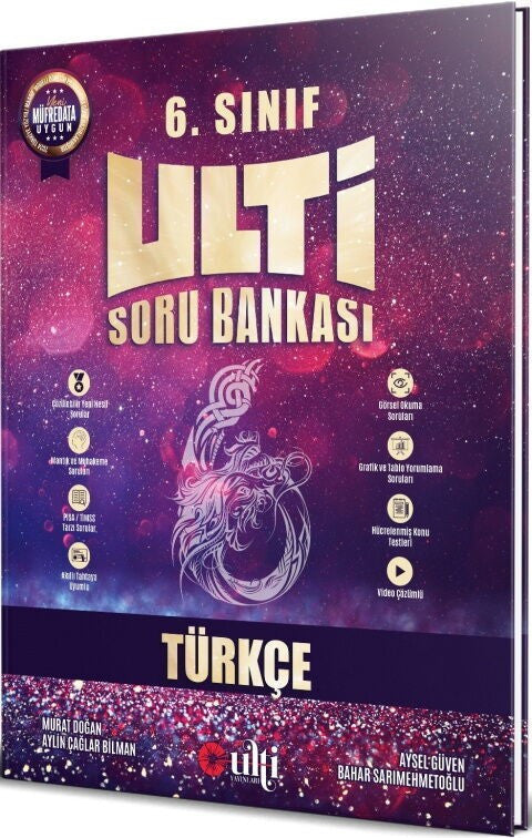 6. Sınıf Türkçe Ulti Soru Bankası Ulti Yayınları kitap kapağı