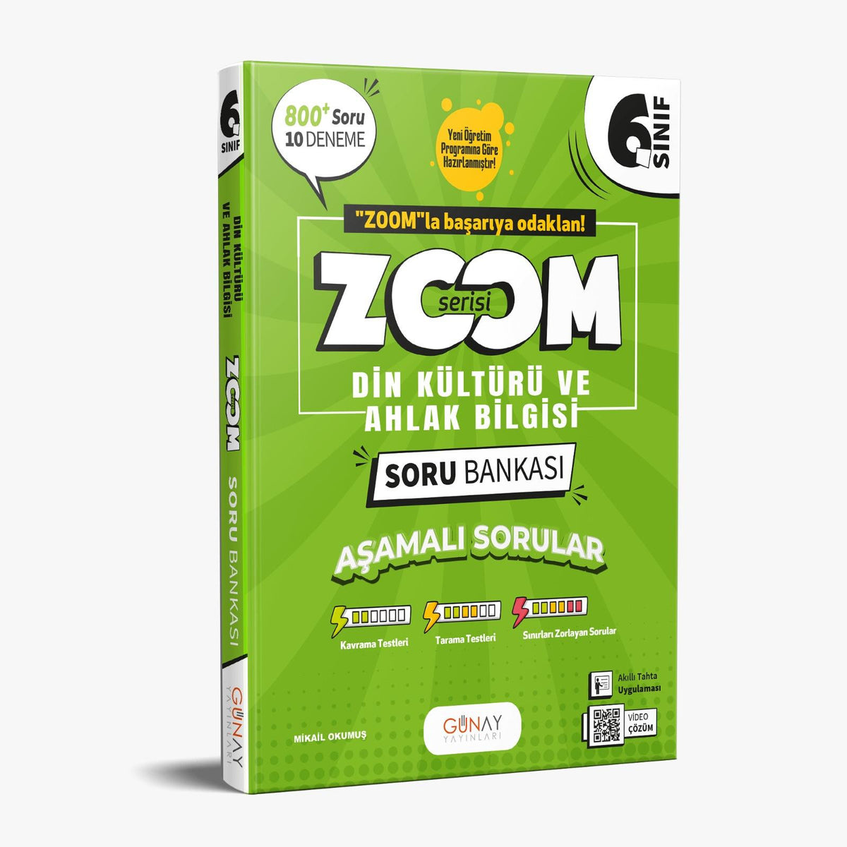 6. Sınıf ZOOM Din Kültürü ve Ahlak Bilgisi Soru Bankası 2026 kitap kapağı