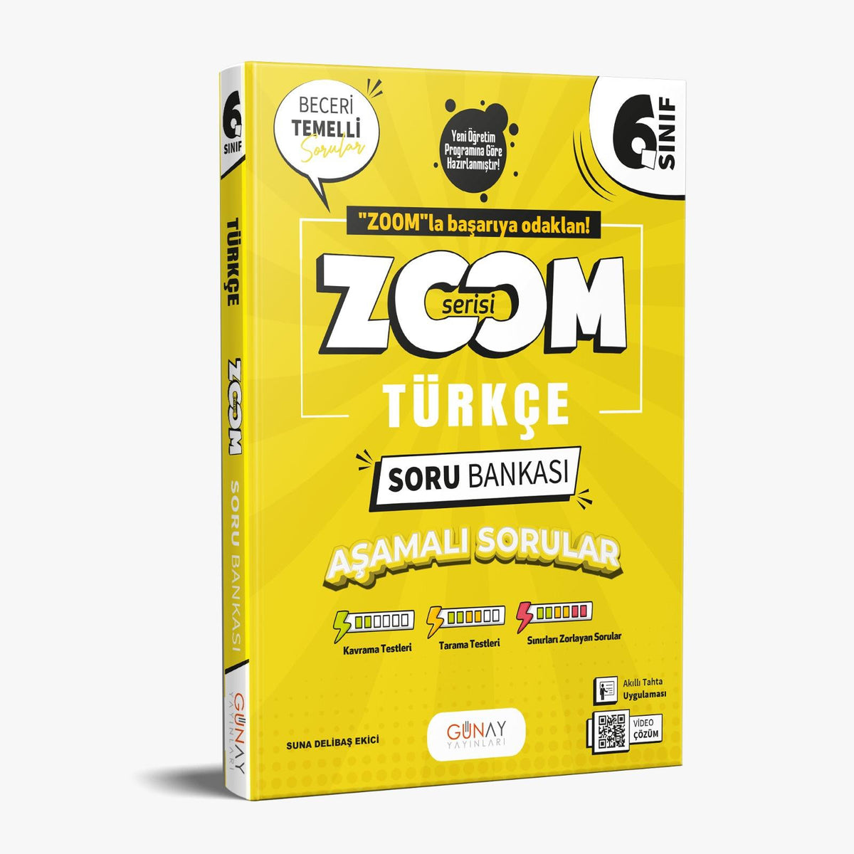 6. Sınıf ZOOM Türkçe Soru Bankası 2026 kitap kapağı