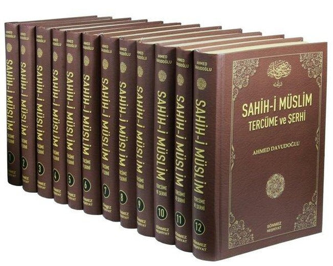 Sahih-i Müslim Tercüme ve Şerhi-12 Kitap Takım | Sönmez Neşriyat (Ciltli)