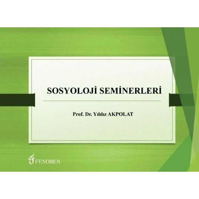 Sosyoloji Seminerleri | Fenomen Yayıncılık (Ciltsiz)