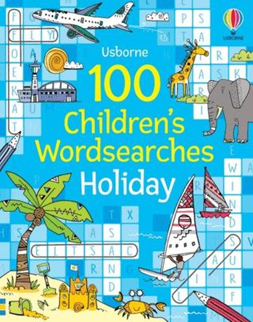 100 Children's Wordsearches: Holiday | Usborne (Ciltsiz)
