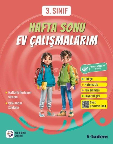 3. Sınıf Hafta Sonu Ev Çalışmaları | Tudem Yayınları - Ders Kitapları (İnce Kapak) - Resim 1