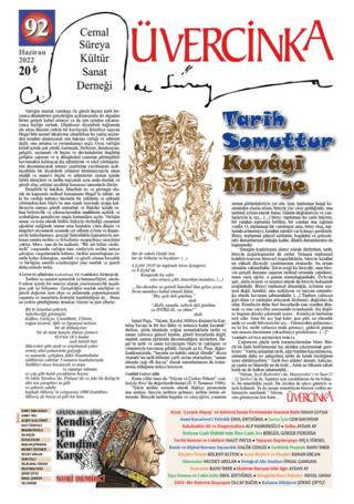 Üvercinka Dergisi Sayı 92 - Haziran 2022 | Üvercinka Dergisi (Ciltsiz) - Resim 1