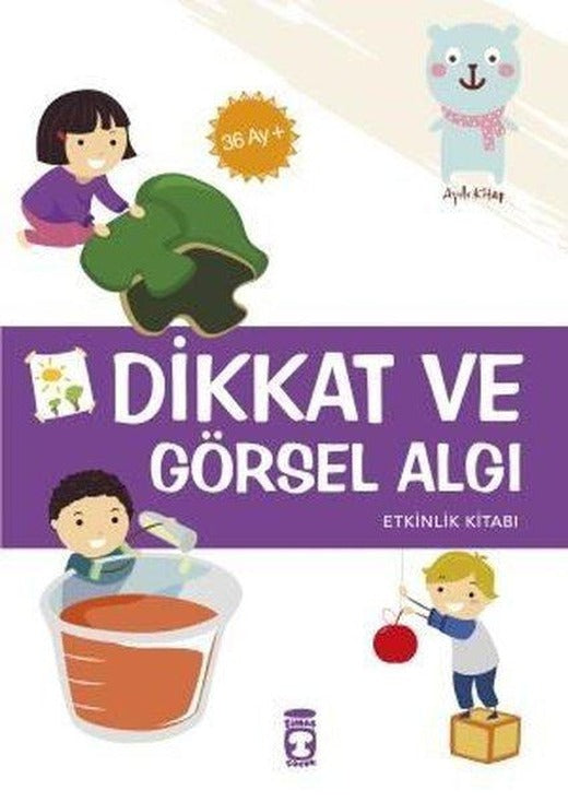 Dikkat ve Görsel Algı Etkinlik Kitabı 36 Ay+ | Timaş Çocuk (İnce Kapak)