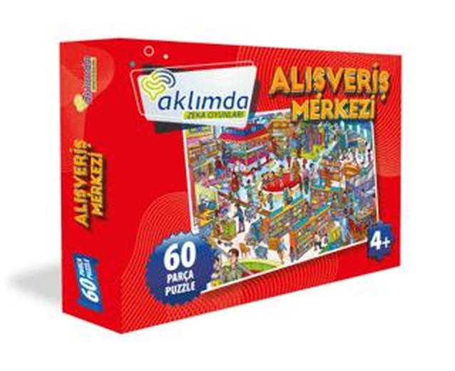 60 Parça Puzzle - Alışveriş Merkezi | Aklımda Zeka Oyunları
