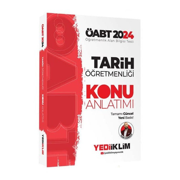 2024 ÖABT Tarih Öğretmenliği Konu Anlatımı | Yediiklim Yayınları (Ciltsiz)