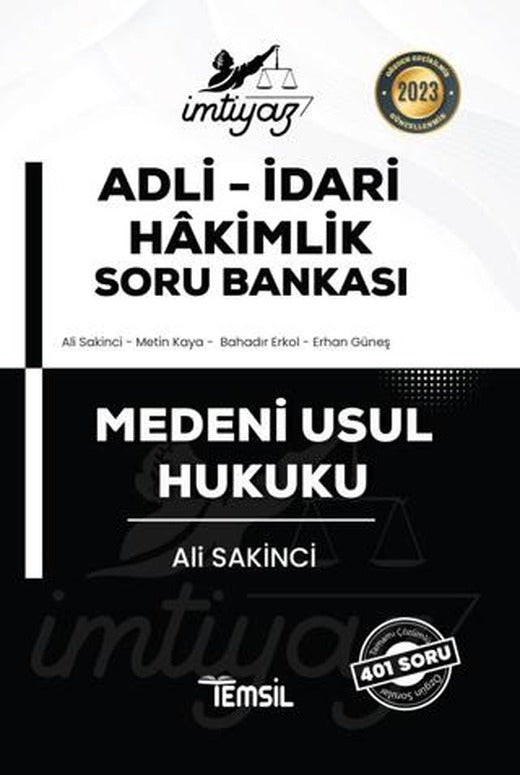 İmtiyaz Adli-İdari Hakimlik Medeni Usul Hukuku Soru Bankası