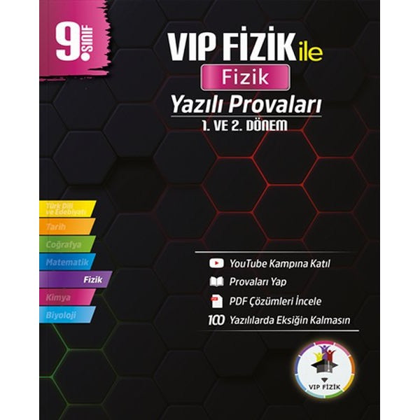 9. Sınıf Fizik Yazılı Provaları | VIP Fizik Yayınları (İnce Kapak)