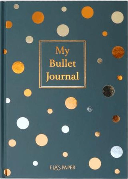 Bullet Journal - Confetti Mavi | Elaspaper (Ciltli)