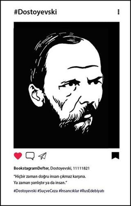 Dostoyevski Bookstagram Defter | Aylak Adam Kültür Sanat Yayıncılık