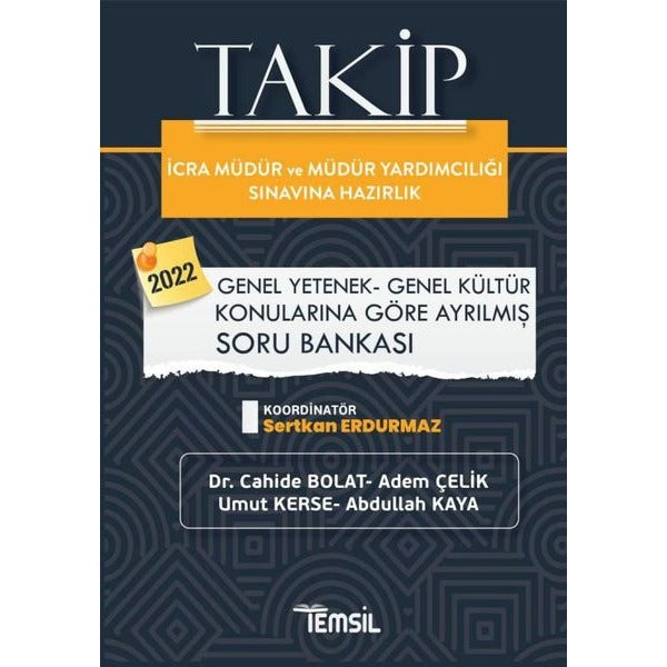 Takip İcra Müdürlüğü ve Müdür Yardımcılığı Sınavına Hazırlık Genel Yetenek-Genel Kültür Soru Bankası
