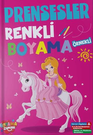 Renkli Boyama - Prensesler | Boyama Zamanı (Ciltsiz) - Resim 1