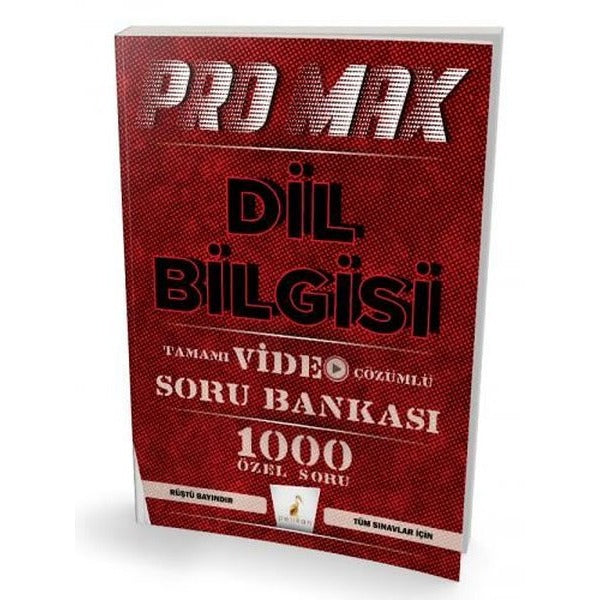 Promax Dil Bilgisi Tamamı Video Çözümlü Soru Bankası | Pelikan Yayınları (İnce Kapak)