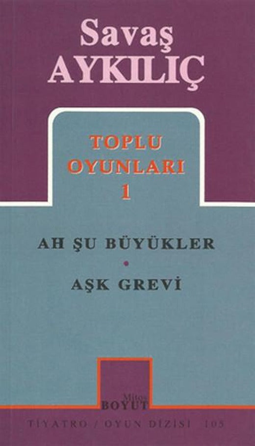 Toplu Oyunları 1 | Mitos Boyut Yayınları - Tiyatro Oyun Dizisi (İnce Kapak)