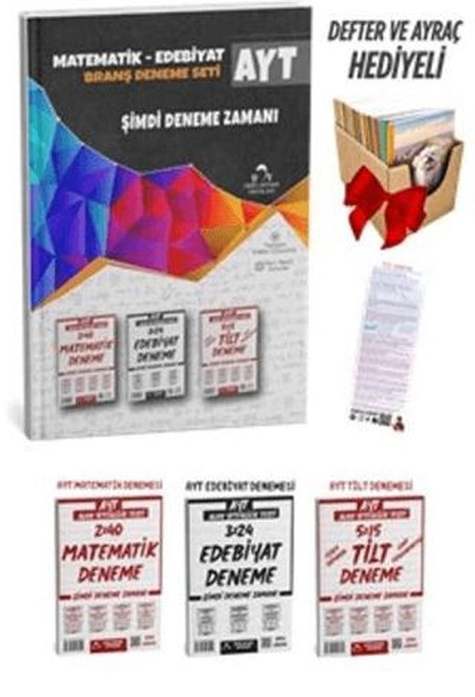 2025 AYT Matematik, Edebiyat ve Trigonometri-Limit-Türev-İntegral Deneme Sınavı Seti + Defter Hediyeli | Ders Ortamı Yayınları (Ciltsiz)
