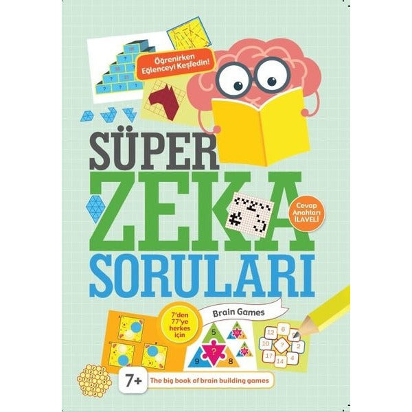 Beyin Egzersizleri - 4: Süper Zeka Soruları | Koloni Çocuk (Ciltsiz)