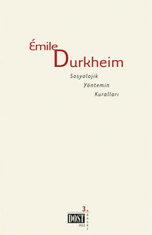 Sosyolojik Yönetim Kuralları | Dost Kitabevi