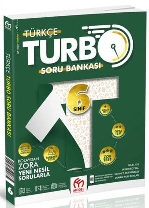 6. Sınıf Turbo Türkçe Soru Bankası | Model Eğitim Yayıncılık (Ciltsiz)