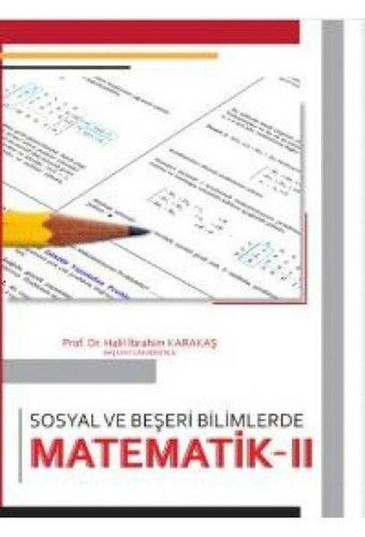 Sosyal ve Beşeri Bilimlerde Matematik 2 | Akademi Consulting (İnce Kapak)