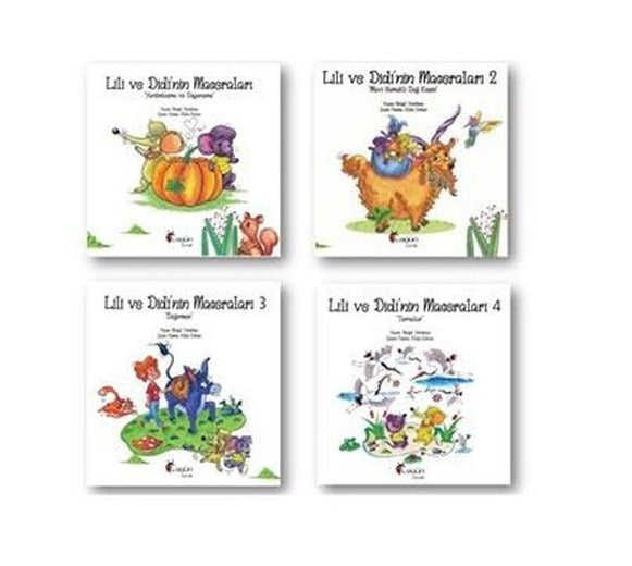 Lili ve Didi'nin Maceraları Seti - 4 Kitap Takım | Lagün Çocuk Yayınları
