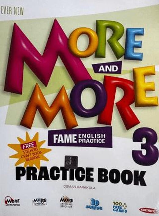 More and More English 3 Practice Book | Kurmay Yayınları (Ciltsiz)