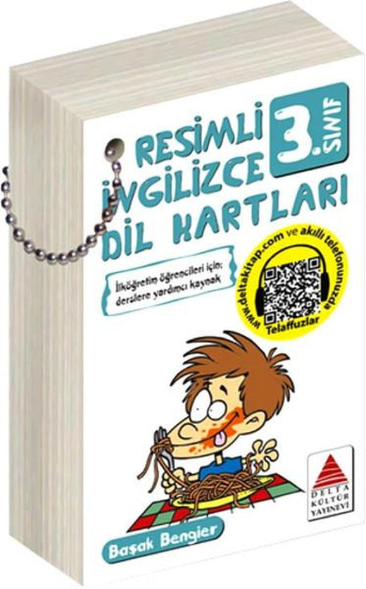 Resimli İngilizce Dil Kartları 3. Sınıf | Delta Kültür-Eğitim (İnce Kapak)