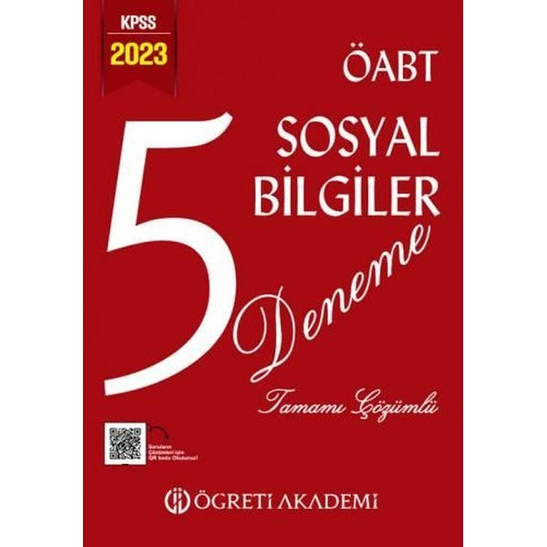 2025 MEB AGS ÖABT Sosyal Bilgiler Öğretmenliği Tamamı Çözümlü 5 Deneme | Öğreti Akademi (Ciltsiz)