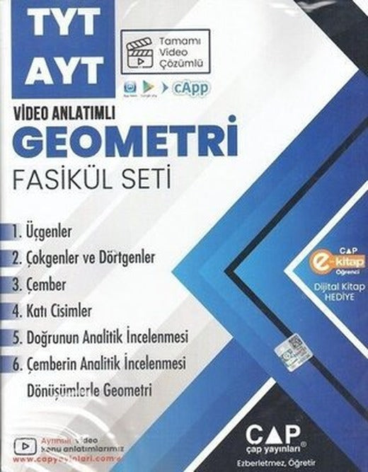 TYT AYT Geometri Seti | Çap Yayınları (İnce Kapak)