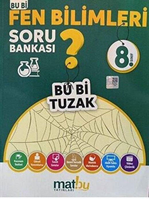 8. Sınıf Fen Bilimleri Bu Bi Tuzak Soru Bankası | Gizli Yayınları (İnce Kapak)