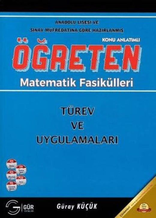 Öğreten Matematik Fasikülleri Türev ve Uygulamaları Konu Anlatımlı | Gür Yayınları (Ciltsiz)