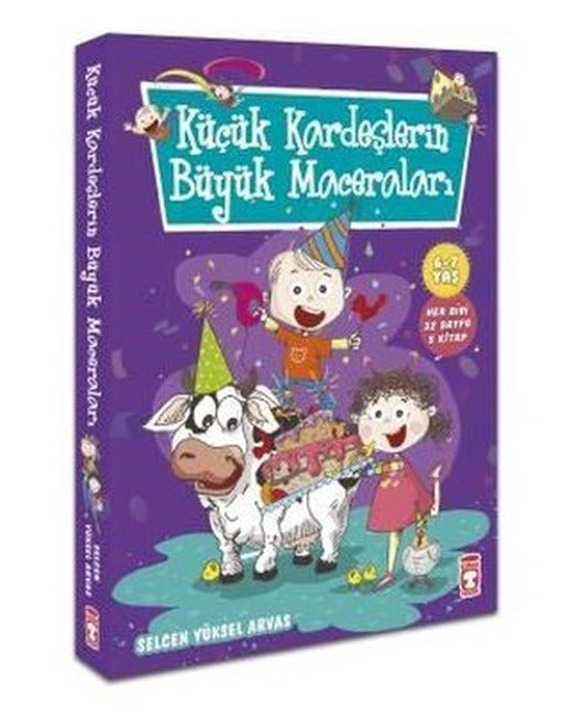 Küçük Kardeşlerin Büyük Maceraları Seti - 5 Kitap Takım | Timaş Çocuk (İnce Kapak)