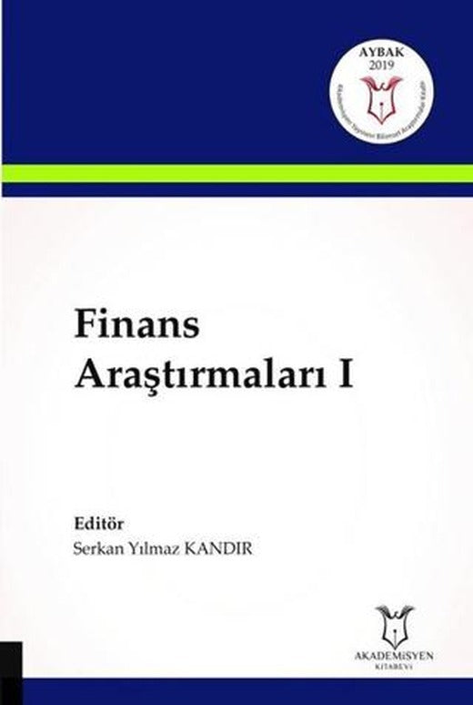 Finans Araştırmaları 1 | Akademisyen Kitabevi (Ciltsiz)