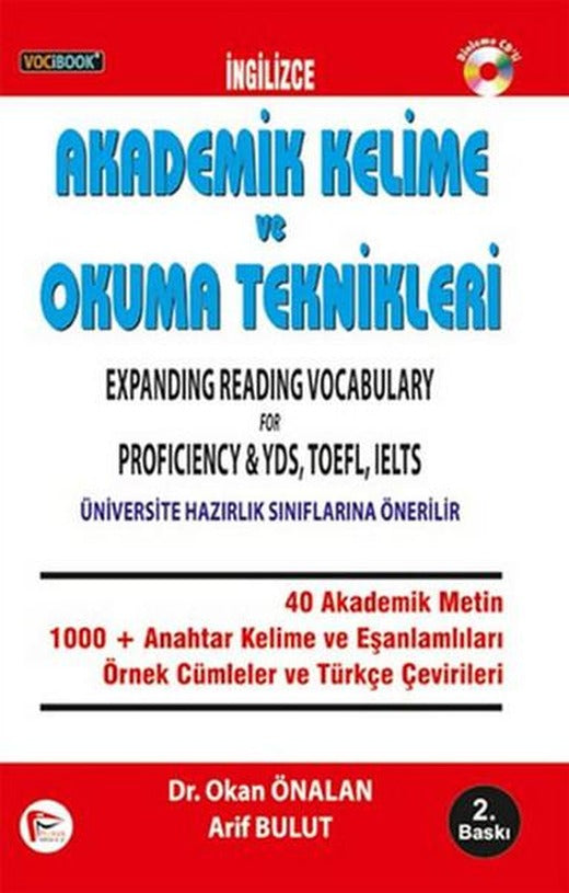 Vocibook İngilizce Akademik Kelime ve Okuma Teknikleri | Pelikan Yayınları - Eğitim Dizisi (İnce Kapak)