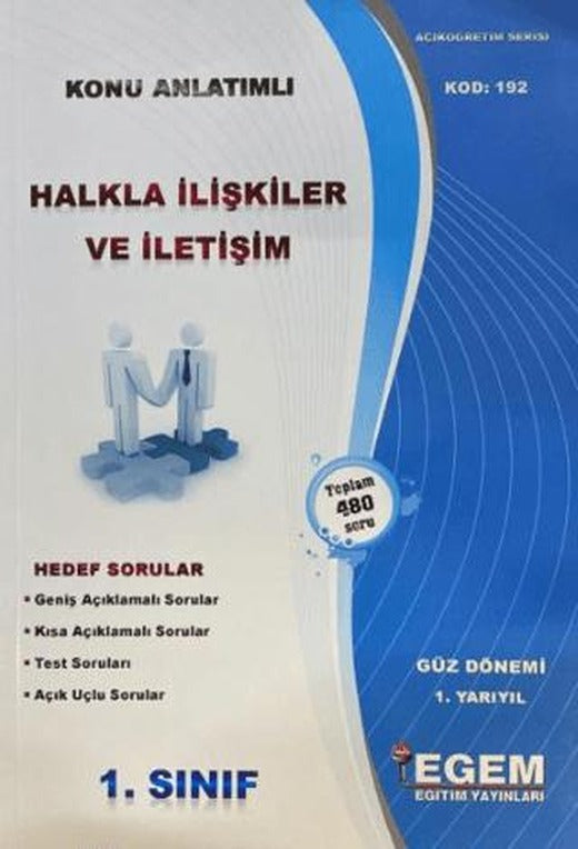 1. Sınıf Güz Dönemi Halkla İlişkiler ve İletişim