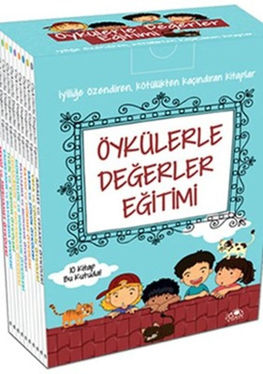 Öykülerle Değerler Eğitimi Seti - 10 Kitap Takım | Uğurböceği (İnce Kapak)