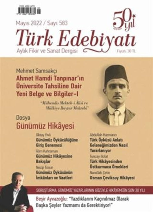 Türk Edebiyatı Dergisi Sayı: 583 Mayıs 2022 | Türk Edebiyatı Dergisi (Ciltsiz)