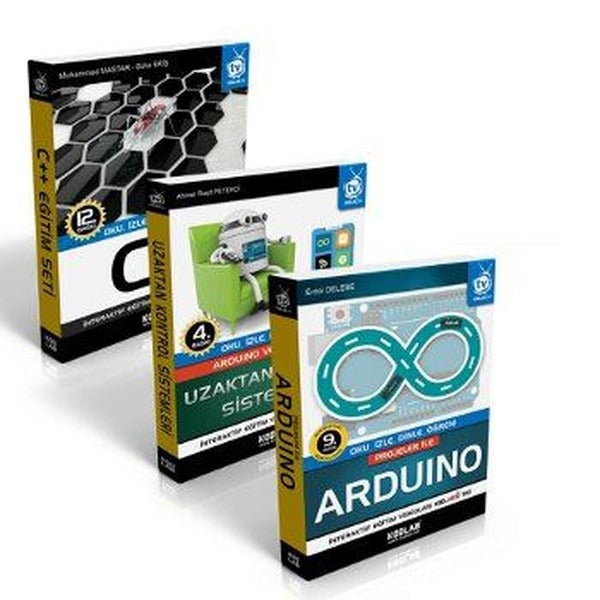 Arduino Eğitim Seti 2-4 Kitap Takım | Kodlab (İnce Kapak)